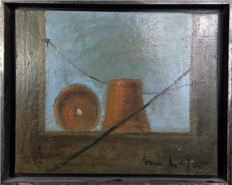 Nature morte à la fenêtre - Louis Mazet