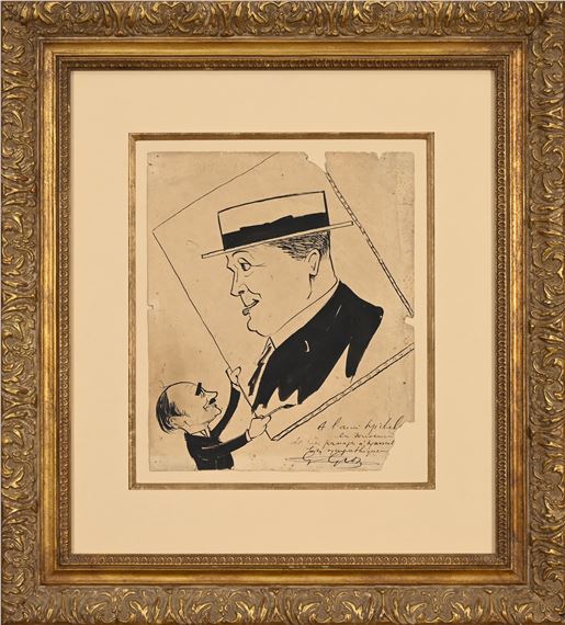 Caricature de Maurice Chevalier - George Grosz