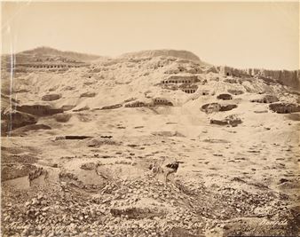 Thèbes, Montagne des tombeaux des rois de l'Égypte - Félix Bonfils