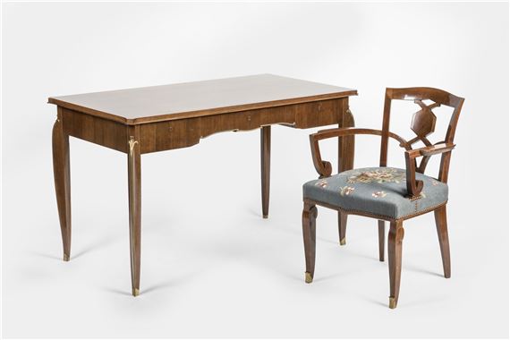 Bureau et fauteuil - Jules Leleu