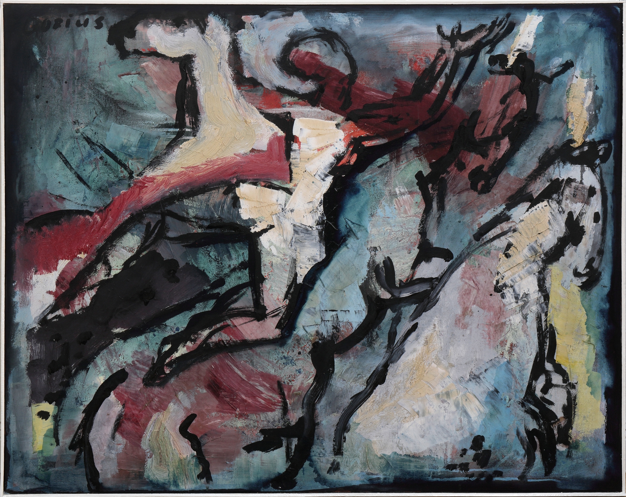 Wolfgang Gorius | Auftritt des Kunstreiters im Zirkus | MutualArt