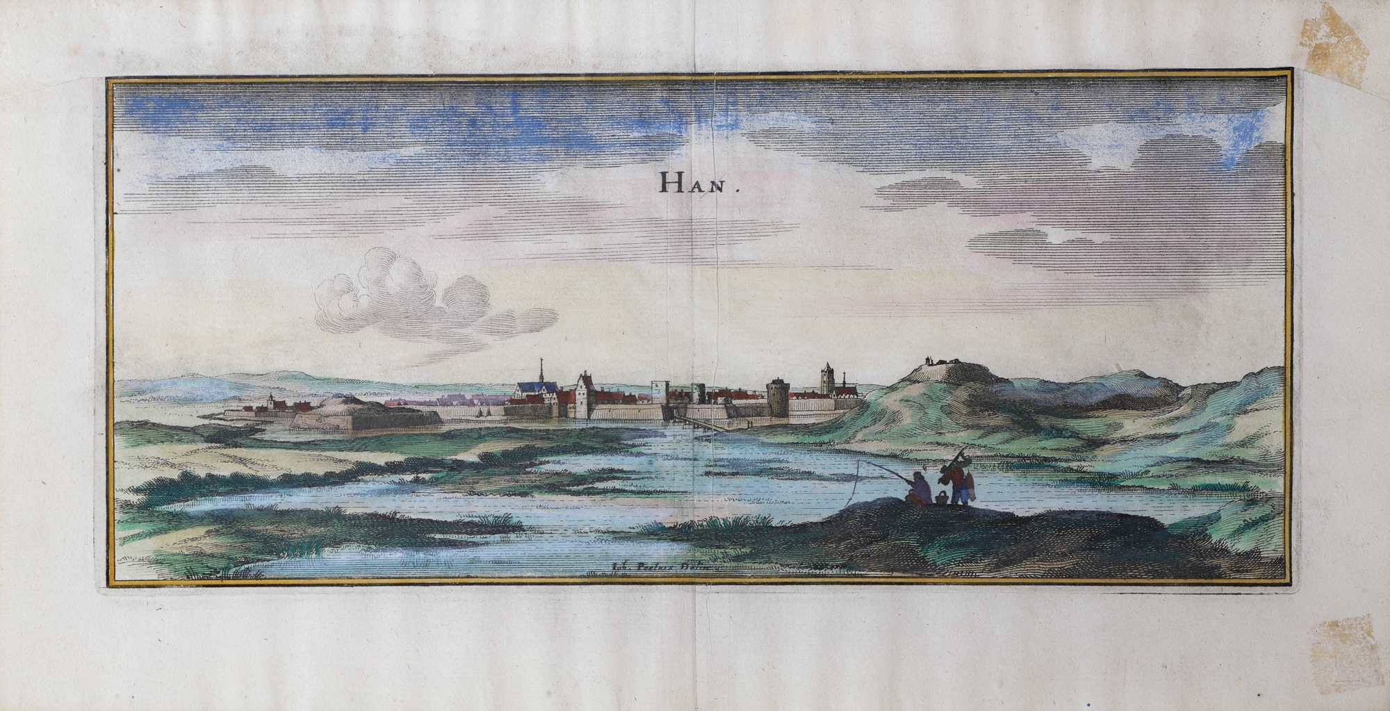 Johan Peeters | altkolorierter Kupferstich von Johan Peeters (1624-1677 ...