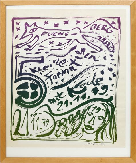 Kleine Formation mit Keule im Fuchsberg - A.R. Penck