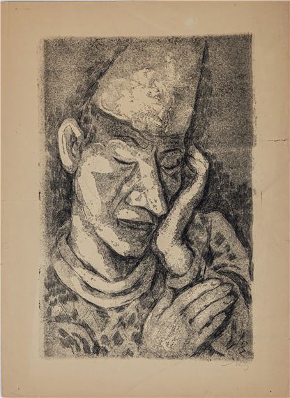 Nachsinnender Bajazzo - Richard Ziegler