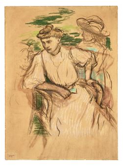 Jeune femme assise dans un fauteuil