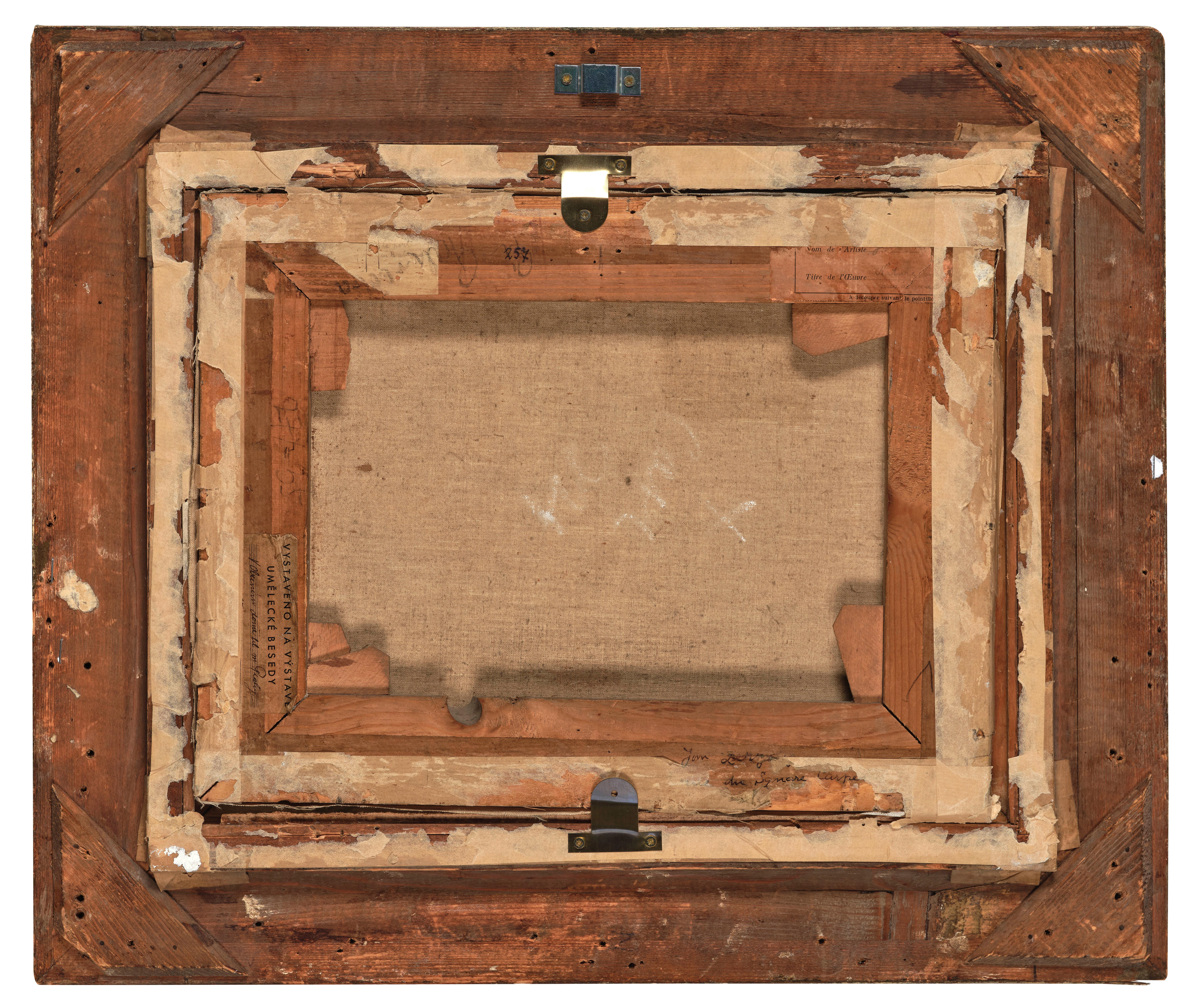 Artwork by Jan Zrzavý, Still life with two vases, Made of Oil On Canvas