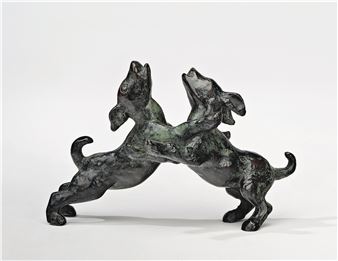 Zwei spielende Hunde (Two Dogs Playing