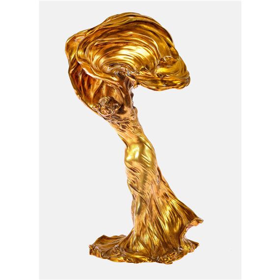 Tischlampe "Loïe Fuller", Art Nouveau - Raoul François Larche