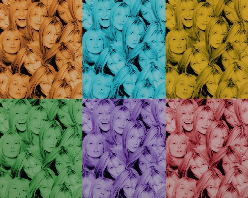 Artwork by Antonio Guccione, Untitled (Carla Bruni, Made of Inkjet Print