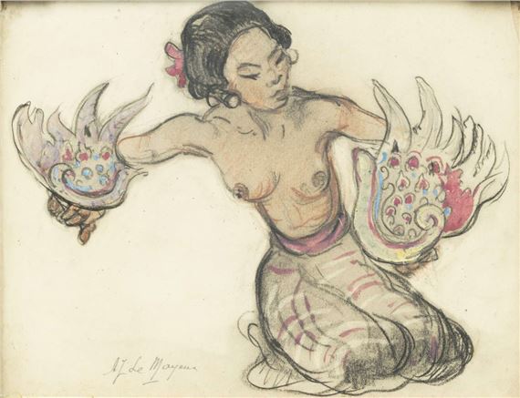 Untitled by Adrien Jean Le Mayeur de Merprés