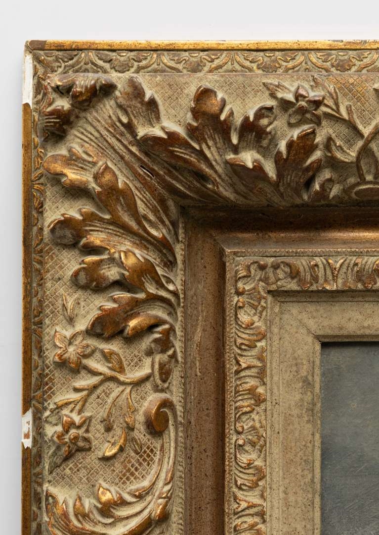 Artwork by Herman Johannes van der Weele, Houthakkers aan de bosrand, Made of oil on canvas