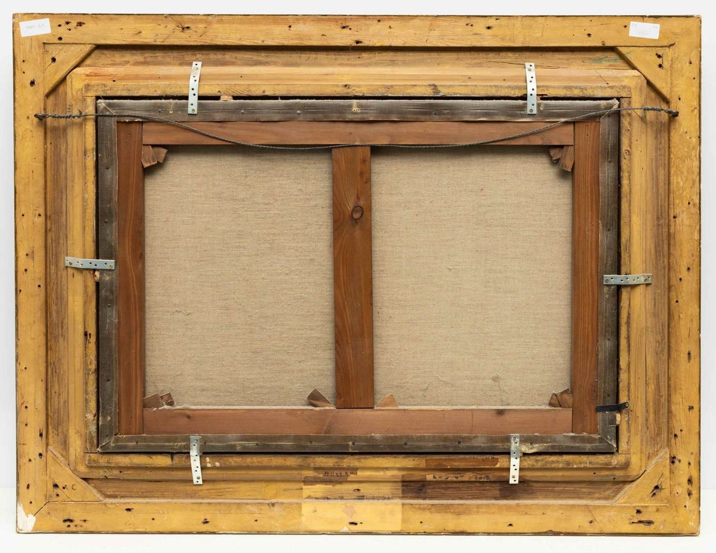 Artwork by Herman Johannes van der Weele, Houthakkers aan de bosrand, Made of oil on canvas