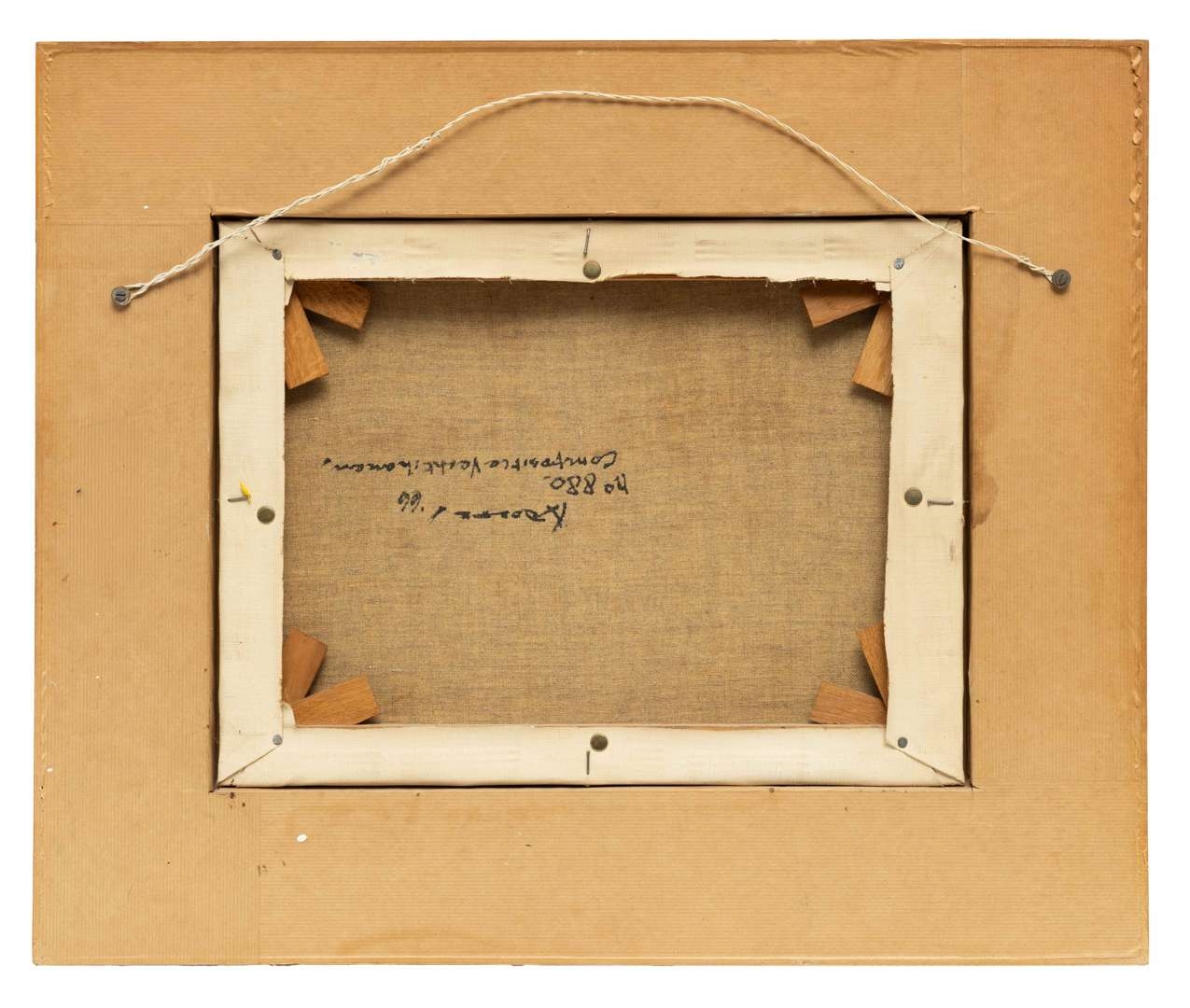 Artwork by Gerard Pieter Adolfs, Compositie Vechthanen, Made of Oil On Canvas