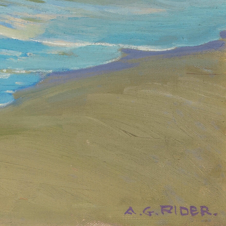 Artwork by Arthur Grover Rider, Against the Light, Made of oil on belgian linen