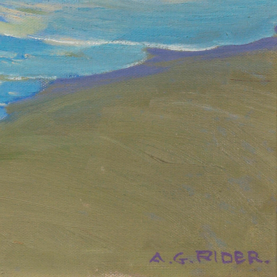 Artwork by Arthur Grover Rider, Against the Light, Made of oil on belgian linen