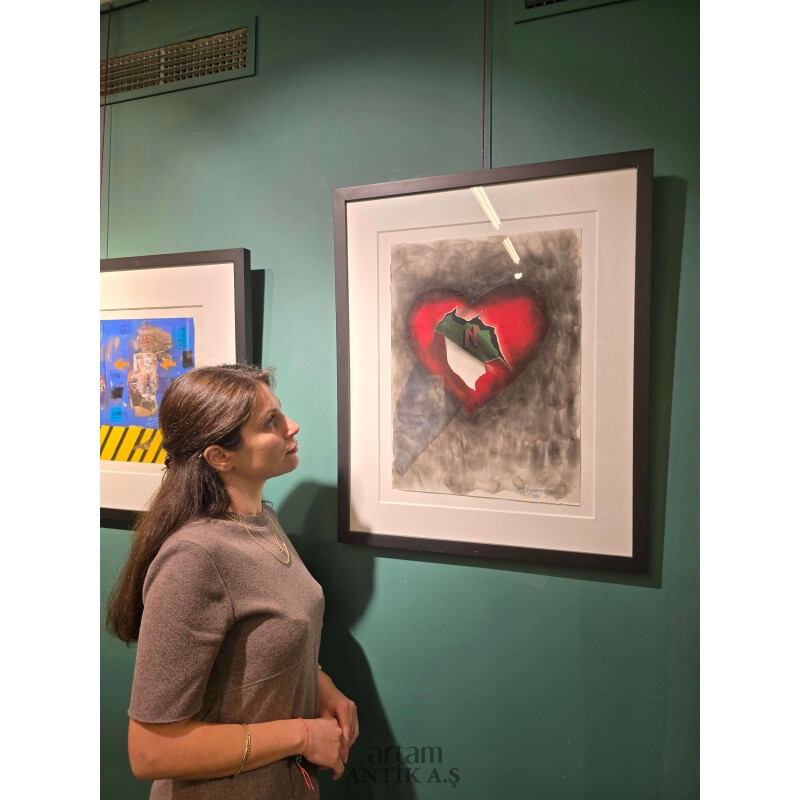 Artwork by Burhan Doğançay, N-sea, Made of Gouache On Paper