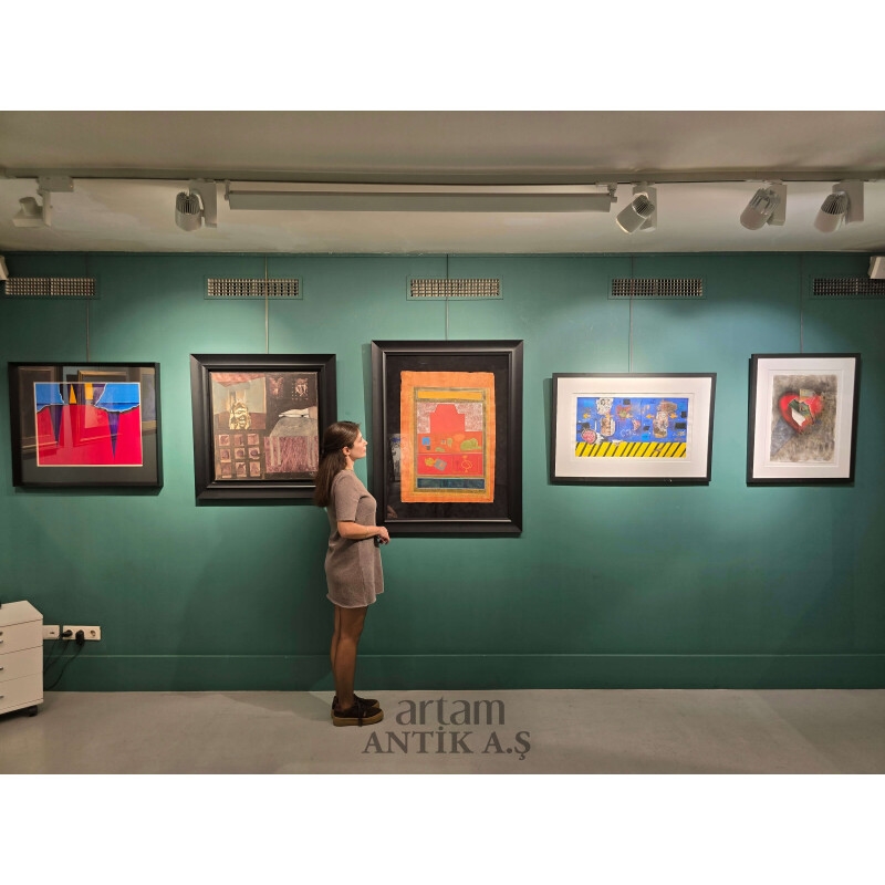 Artwork by Burhan Doğançay, N-sea, Made of Gouache On Paper