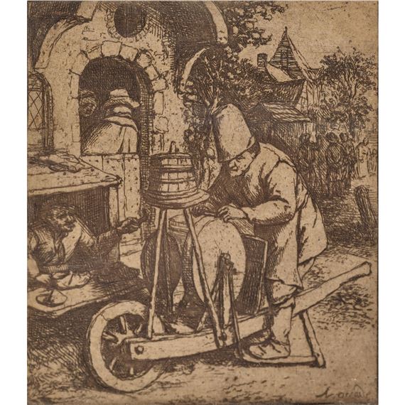 Der Scherenschleifer - Adriaen van Ostade