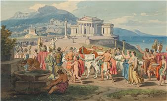 Sacrificial procession