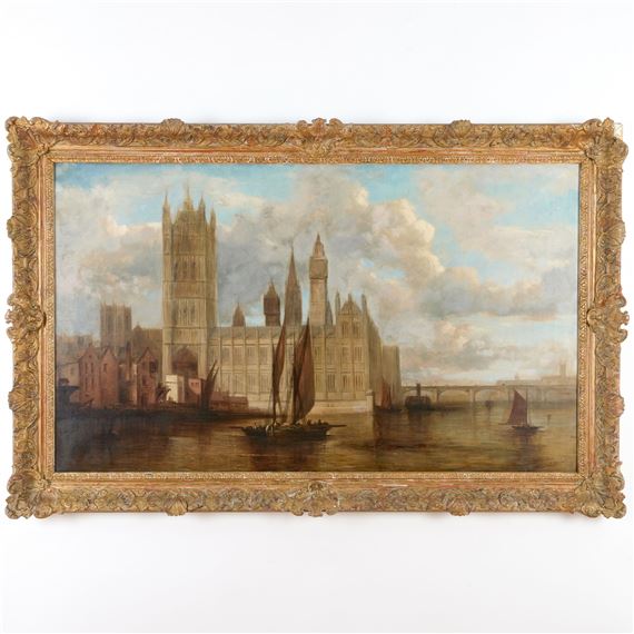 Houses of Parliament, London by English School, 1887