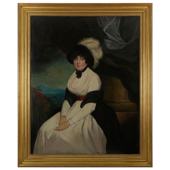 Portrait of a Seated Lady by English School