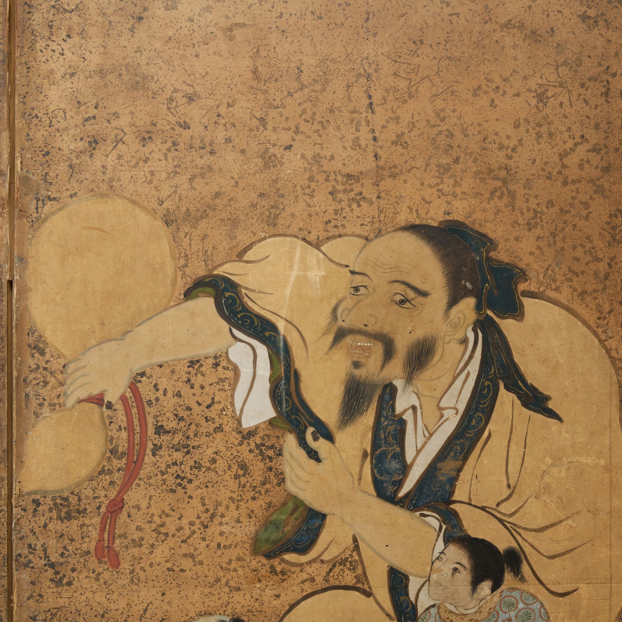 Artwork by Japanese School, Pair of Japanese Six Panel Screens with Horses, Made of Ink And Colors On Paper