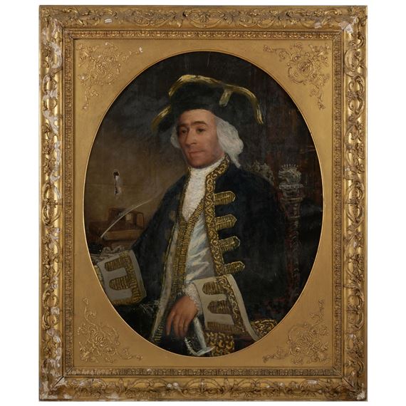 Portrait of a Naval Officer by English School