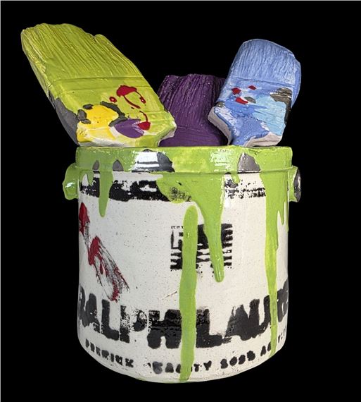 Ralph Lauren | Vintage Pop Art Ralph Lauren Paint Pot Sculpture | MutualArt
