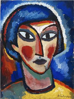 Portrait of Woman - Alexej von Jawlensky