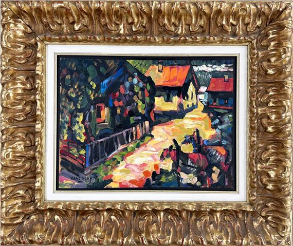 Houses in Murnau - Wassily Kandinsky