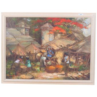 Vietnamese market scene - R. Hadi