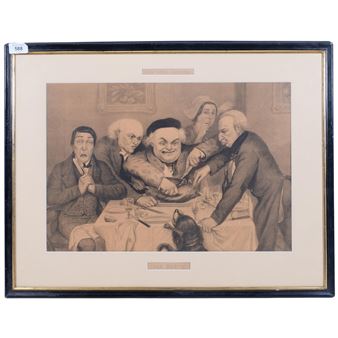 Les Vieilles Filles, Trop Mur, and Les Vieu Garcons, Trop Dur - Honoré Daumier