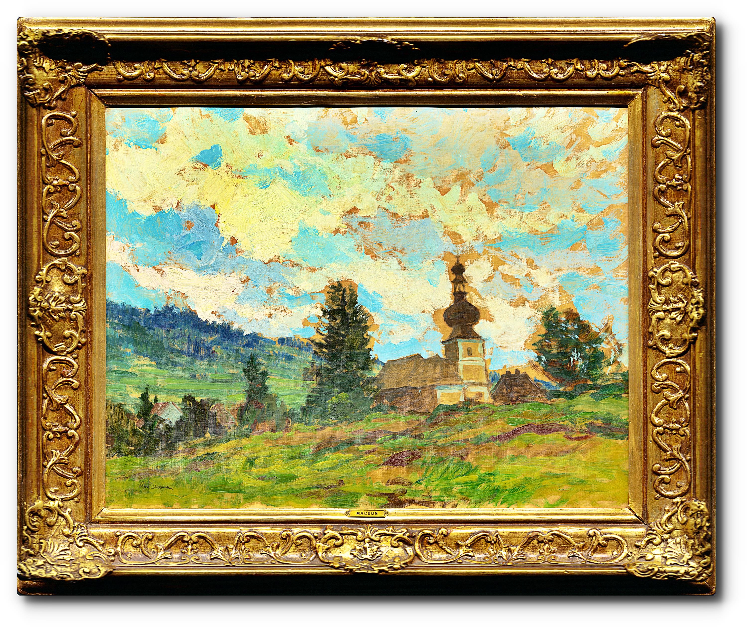 Gustav Macoun | Kostelík na kopci | MutualArt