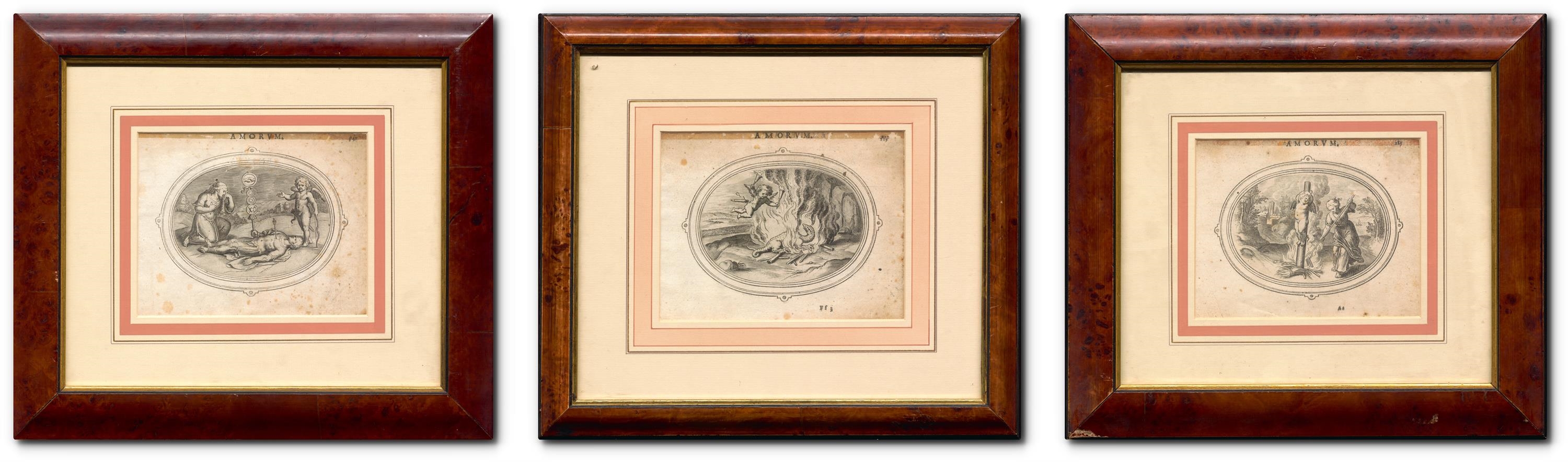 Artwork by Otto van Veen, Amorum Emblata, Made of copperplate