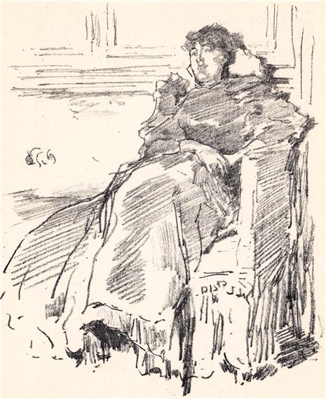 La Robe Rouge by James Abbott McNeill Whistler, 1986