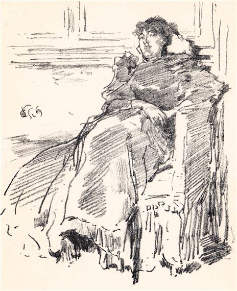 La Robe Rouge - James Abbott McNeill Whistler