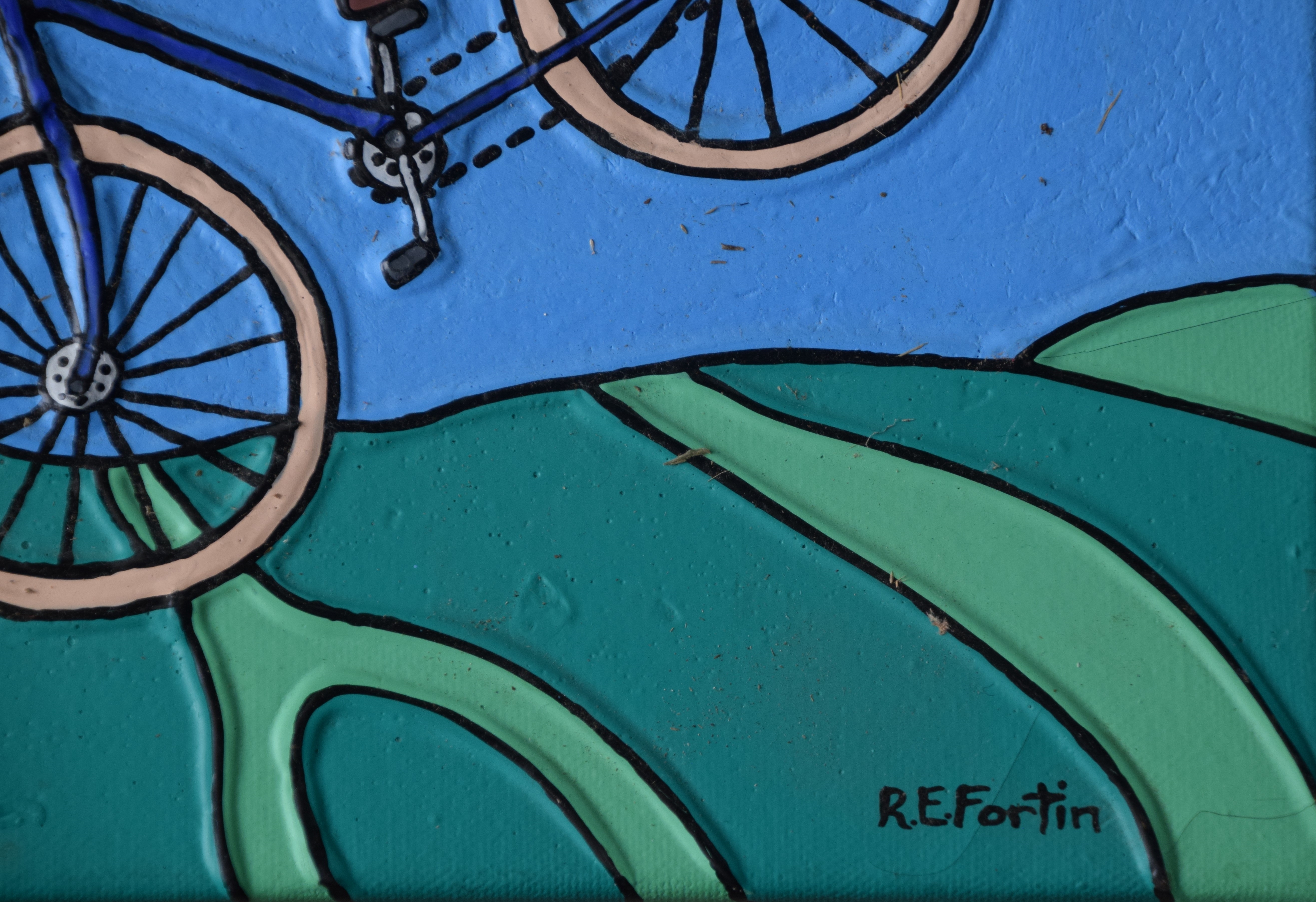 Artwork by Robert-Emile Fortin, Holy Cow, Made of Acrylic On Canvas