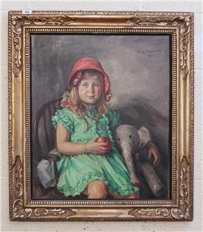 Portrait of girl - Nestor Gambier