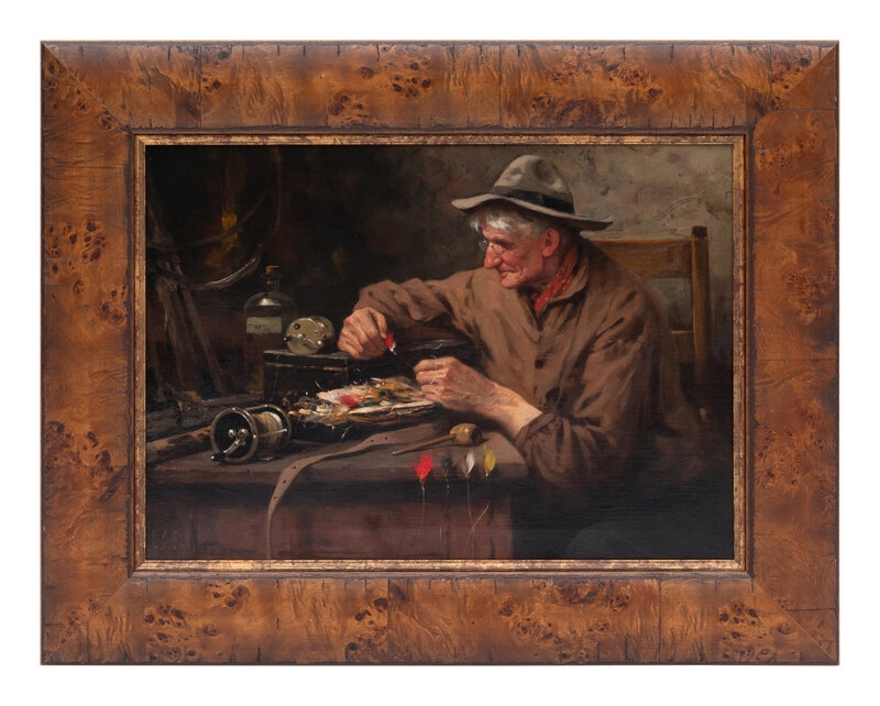 Artwork by Lawrence Carmichael Earle, Lawrence Earle
(American, 1845-1921)
Tying Flies, Made of oil on canvas