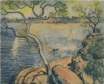 Northwood Point with Tree - Lloyd Rees