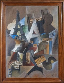 Cubist Composition on the Theme of Paris