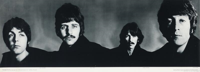 Artwork by Richard Avedon, The Beatles Daily Express Newspaper Posters, Made of Offset lithograph in colors and one b/w.