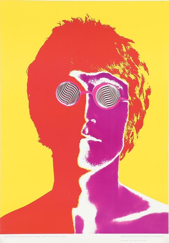 Artwork by Richard Avedon, The Beatles Daily Express Newspaper Posters, Made of Offset lithograph in colors and one b/w.
