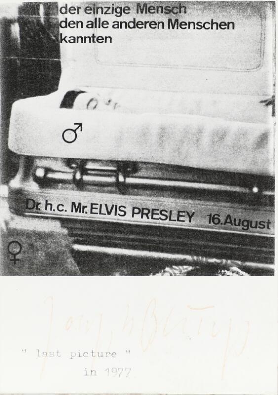 Artwork by David Hockney, Joseph Beuys, Untitled, Made of C-Print On Photopaper