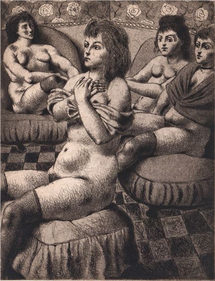 SIGNED #21/50 Etching - Federico Castellon