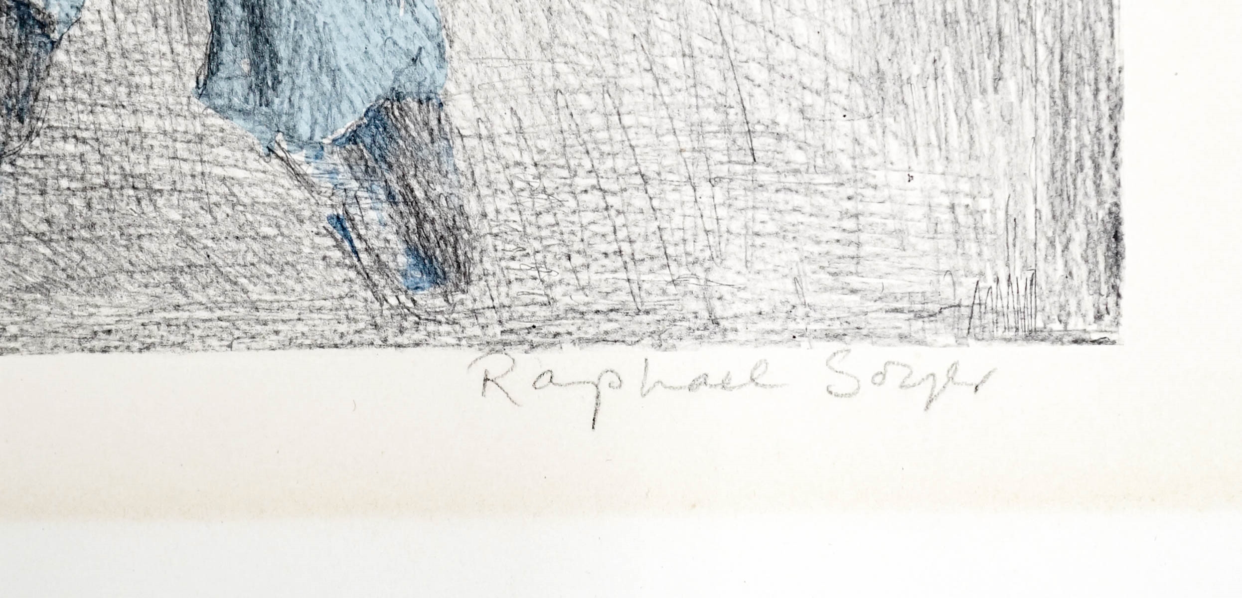 Artwork by Raphael Soyer, Original Signed and Numbered Artist's Proof Lithograph, Made of Lithograph