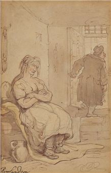 IN JAIL - Thomas Rowlandson