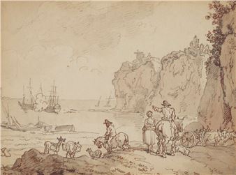 PROVISIONS FOR THE FLEET - Thomas Rowlandson