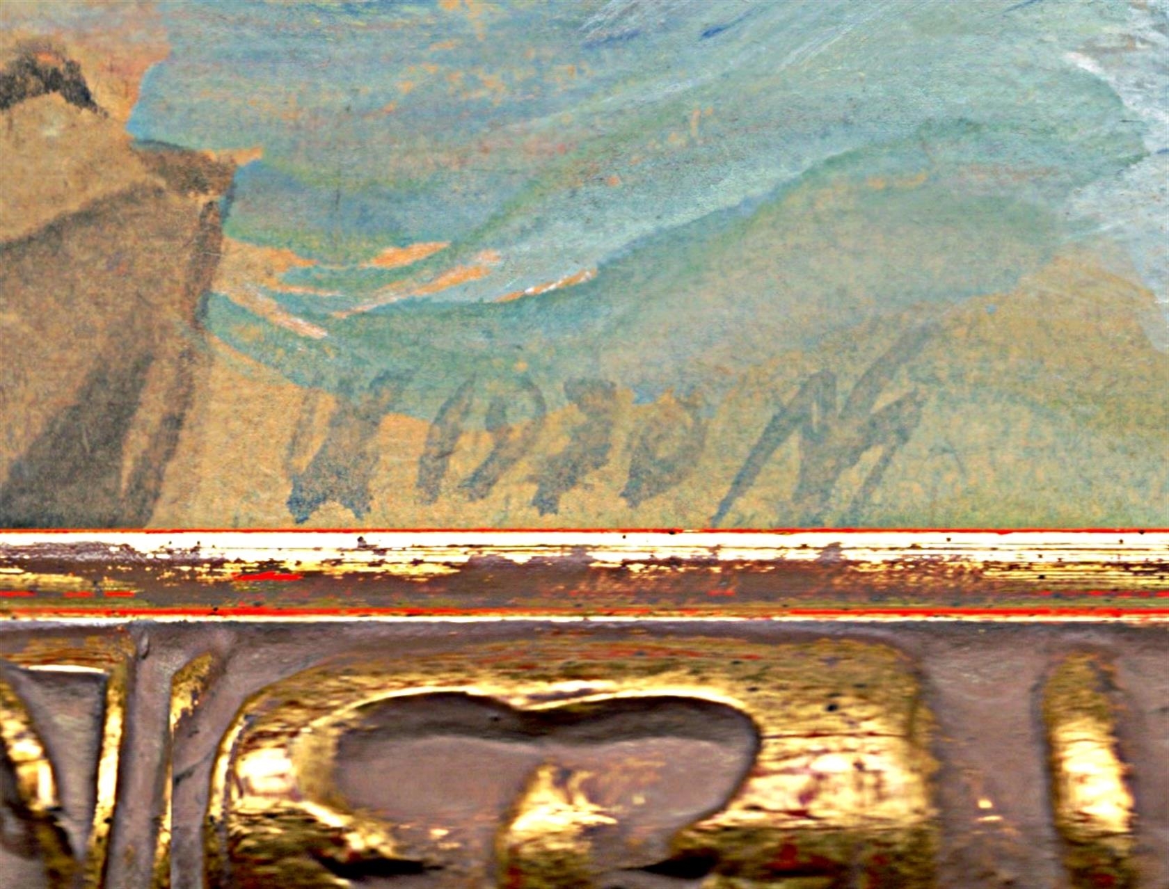 Artwork by František Matoušek, Přímořská krajina, Made of watercolor