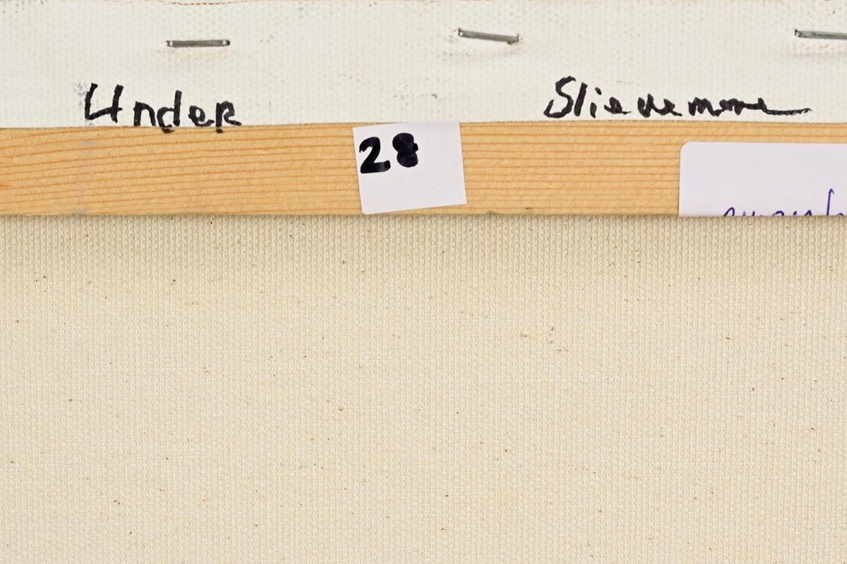 Artwork by Alex McKenna, Under Slievemore, Achill, Made of Oil On Canvas